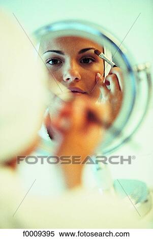 Stock Photography - In the mirror, lifestyle, inside, indoor, indoor shots. Fotosearch
