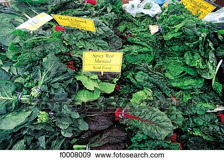 Stock Photo - California, San Francisco, farmers market, vegetables . Fotosearch