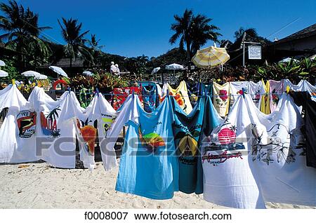 Caribbean, Granada, Grand Anse market, T-shirts View Large Photo Image Stock Photo - Caribbean, Granada, Grand Anse market, T-shirts. Fotosearch