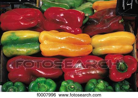 Stock Photograph - Caribbean, Guadeloupe, peppers. Fotosearch