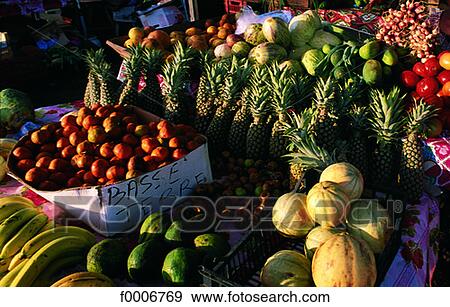 Caribbean, Martinique, fruits at Basse Terre market View Large Photo Image Stock Photo - Caribbean, Martinique, fruits at Basse Terre market. Fotosearch