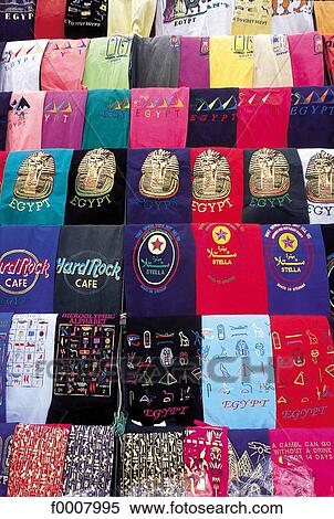 Stock Photography - Egypt, Aswan, T-shirts . Fotosearch