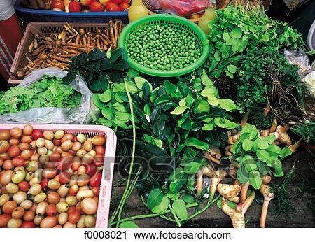 Thailand, Bangkok, Mahachai market, vegetables View Large Photo Image Stock Image - Thailand, Bangkok, Mahachai market, vegetables. Fotosearch