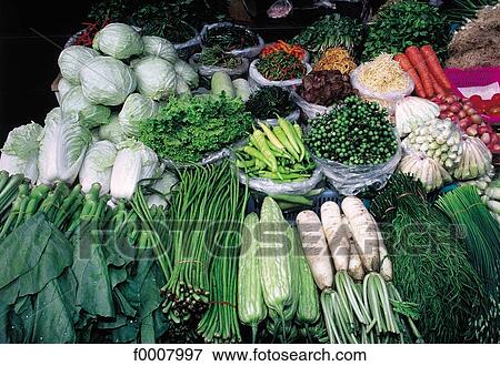 Thailand, Bangkok, vegetables View Large Photo Image Stock Photo - Thailand, Bangkok, vegetables. Fotosearch