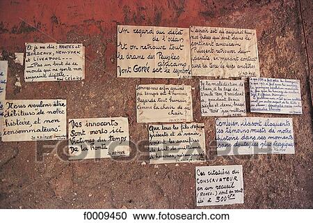Stock Image - Senegal, Gorée island, ex-votos of the Slaves' House. Fotosearch