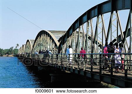 Senegal, Saint Louis, Faidherbe bridge View Large Photo Image Stock Image - Senegal, Saint Louis, Faidherbe bridge. Fotosearch