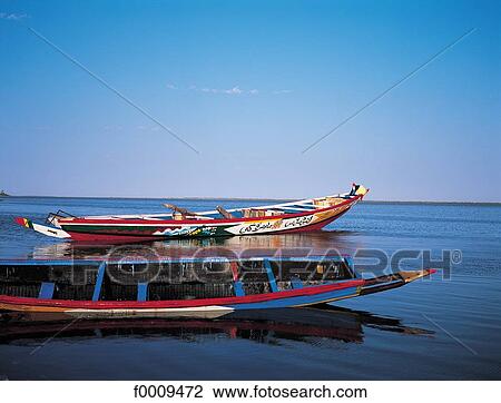 Senegal, Saint Louis, pirogues View Large Photo Image Stock Image - Senegal, Saint Louis, pirogues. Fotosearch