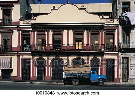 Havan, Partagas factory, old truck View Large Photo Image Stock Photo - Havan, Partagas factory, old truck. Fotosearch