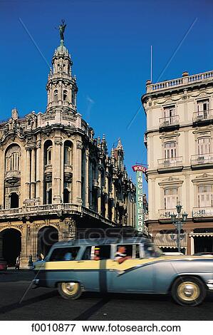 Havana, old american car, England hotel and Opera house View Large Photo Image Stock Photo - Havana, old american car, England hotel and Opera house. Fotosearch