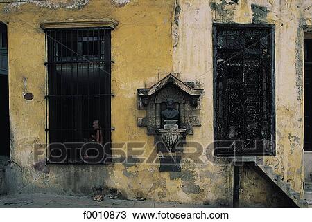 Havana, old facade View Large Photo Image Stock Image - Havana, old facade. Fotosearch