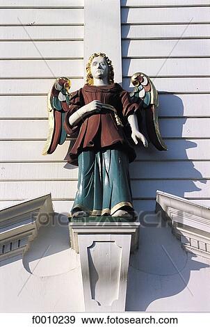 Bergen, hanseatic quarter, wooden angel View Large Photo Image Stock Photo - Bergen, hanseatic quarter, wooden angel. Fotosearch