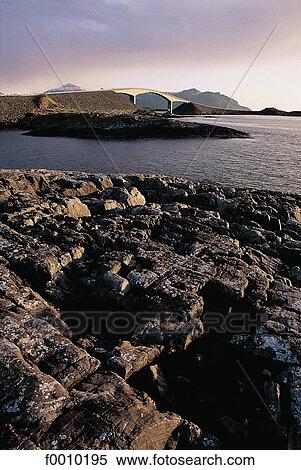 Lofoten Islands, bridge at rear View Large Photo Image Stock Photography - Lofoten Islands, bridge at rear. Fotosearch