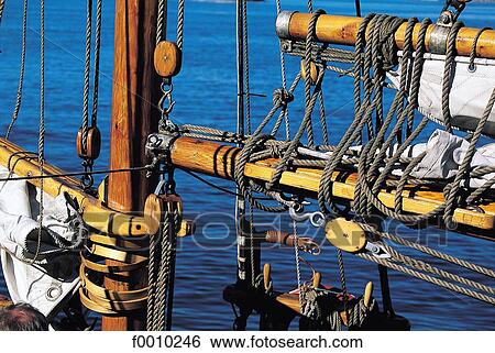 Stock Photograph - Oslo, Bryggen pier, old goelette. Fotosearch