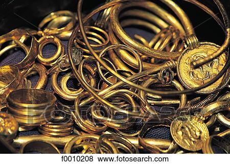 Oslo, Historical Museum, viking gold jewels View Large Photo Image Stock Photo - Oslo, Historical Museum, viking gold jewels. Fotosearch