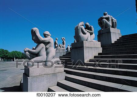 Oslo, Vigeland park statues View Large Photo Image Stock Photo - Oslo, Vigeland park statues. Fotosearch