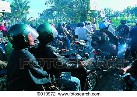 Denpasar, bikers View Large Photo Image Stock Image - Denpasar, bikers. Fotosearch
