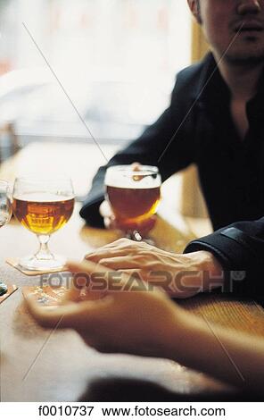 Stock Photo - Beer at Mort Subite Café. Fotosearch