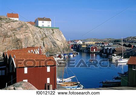 Sweden, Bohuslan, Smögen View Large Photo Image Stock Image - Sweden, Bohuslan, Smögen. Fotosearch