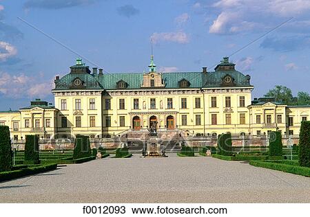 Stock Image - Sweden, Stockholm, Drottningholm palace. Fotosearch