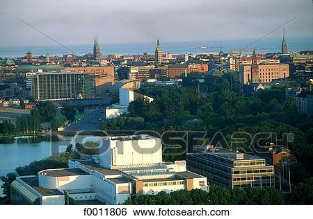 Finland, Helsinki, aerial view, opera house roof View Large Photo Image Stock Photograph - Finland, Helsinki, aerial view, opera house roof. Fotosearch