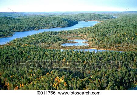 Stock Photograph - Finland, Lapland, Inari lake. Fotosearch
