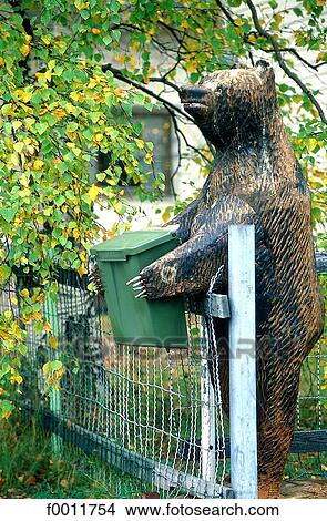 Picture - Finland, Lapland, mail box at Rovaniemi. Fotosearch