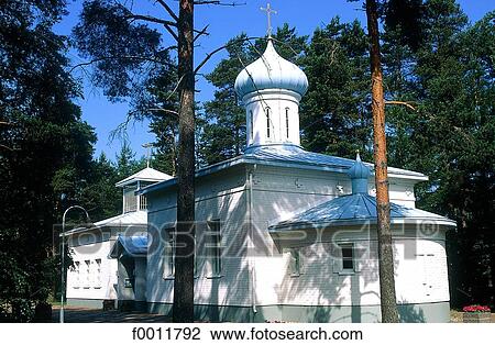 Stock Image - Finland, Porvoo, orthodox church. Fotosearch