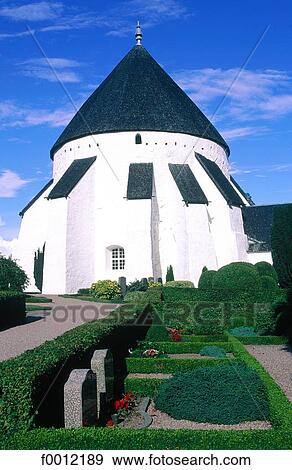 Denmark, Bornholm, Osterlars church View Large Photo Image Stock Photo - Denmark, Bornholm, Osterlars church. Fotosearch