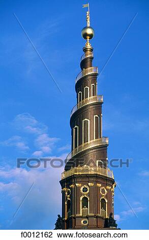 Denmark, Copenhagen, Christianshavn, church of Our Saviour View Large Photo Image Stock Image - Denmark, Copenhagen, Christianshavn, church of Our Saviour. Fotosearch