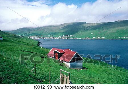 Denmark, Faroe Islands, Sudmoy, Vagsjordur View Large Photo Image Stock Image - Denmark, Faroe Islands, Sudmoy, Vagsjordur. Fotosearch