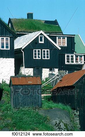 Denmark, Faroe Islands, Tòrshavn, Tinganes district View Large Photo Image Picture - Denmark, Faroe Islands, Tòrshavn, Tinganes district. Fotosearch