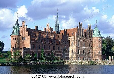 Denmark, Fionie Island, castle of Egeskov View Large Photo Image Stock Photography - Denmark, Fionie Island, castle of Egeskov. Fotosearch