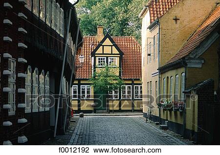 Denmark, Jutland, Ribe View Large Photo Image Stock Image - Denmark, Jutland, Ribe. Fotosearch