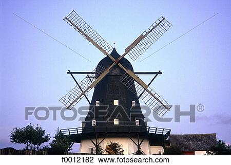 Denmark, windmill near Ebeltoft View Large Photo Image Stock Image - Denmark, windmill near Ebeltoft. Fotosearch