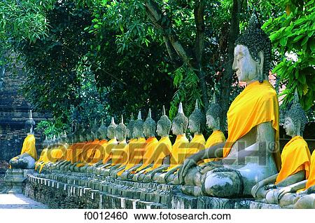 Thailand, Ayutthaya, Wat Yai Chai Mongkhon View Large Photo Image Stock Image - Thailand, Ayutthaya, Wat Yai Chai Mongkhon. Fotosearch