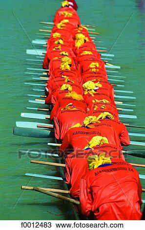 Thailand, Bang Sai, swan boat race View Large Photo Image Stock Image - Thailand, Bang Sai, swan boat race. Fotosearch