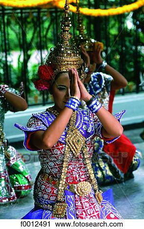 Thailand, Bangkok, dancer View Large Photo Image Stock Image - Thailand, Bangkok, dancer. Fotosearch