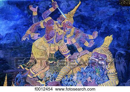 Thailand, Bangkok, Wat Phra Keo temple View Large Photo Image Picture - Thailand, Bangkok, Wat Phra Keo temple. Fotosearch