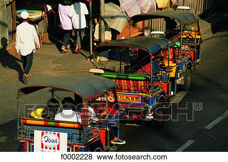 Stock Photo - Thailand, Chiang Mai, Tuk-Tuk. Fotosearch