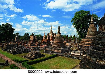 Stock Image - Thailand, Sukhotai. Fotosearch