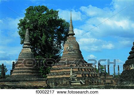 Stock Photo - Thailand, Sukhotai. Fotosearch
