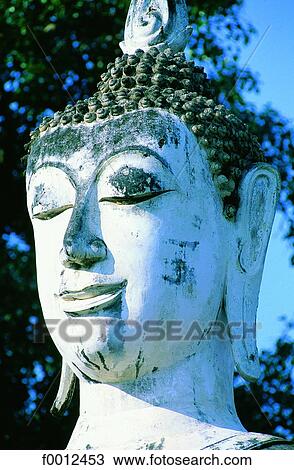 Stock Image - Thailand, Sukhothai, Wat Mahathat. Fotosearch