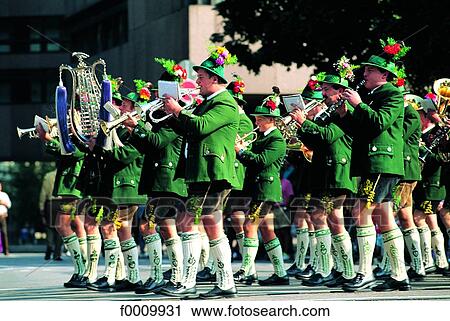 Bavaria, Munich, Oktoberfest, Parade, band View Large Photo Image Stock Image - Bavaria, Munich, Oktoberfest, Parade, band. Fotosearch