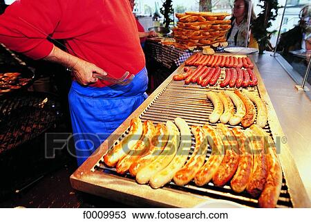 Stock Image - Berlin, sausages. Fotosearch