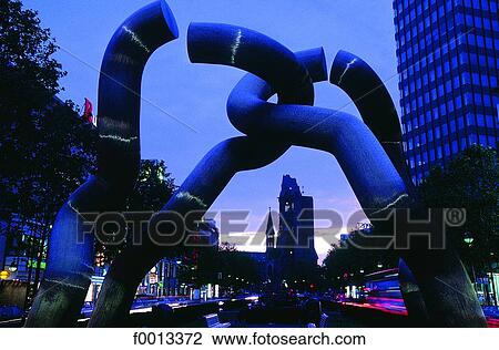 Berlin, sculpture of Matschinsky and Memory church View Large Photo Image Stock Image - Berlin, sculpture of Matschinsky and Memory church. Fotosearch