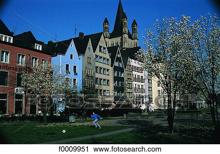 Stock Image - Köln at spring. Fotosearch