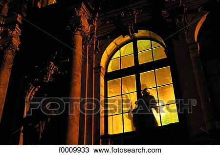 Saxony, Dresden, window of the palace at night View Large Photo Image Stock Image - Saxony, Dresden, window of the palace at night. Fotosearch