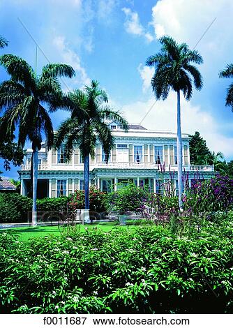 Stock Photo - Jamaica, Kingston, Devon house. Fotosearch