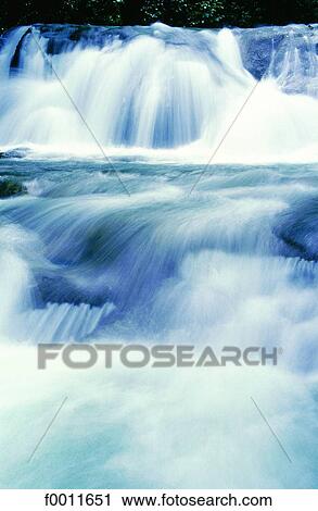 Stock Image - Jamaica, Mayfield waterfall. Fotosearch