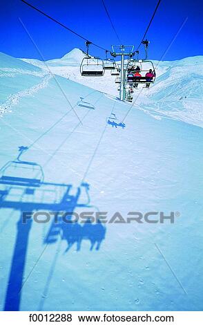Stock Photo - Chair lift. Fotosearch